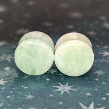 Charger l'image dans la galerie, 9/16" (14mm) Aquamarine plugs