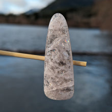 Lade das Bild in den Galerie-Viewer, Morganite flashy hair clip