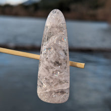 Lade das Bild in den Galerie-Viewer, Morganite flashy hair clip