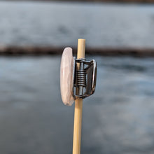 Lade das Bild in den Galerie-Viewer, Morganite flashy hair clip