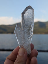 Load image into Gallery viewer, Lemurian Quartz raw crystal Twin