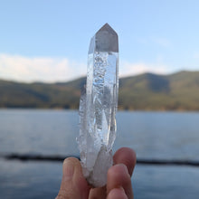 Load image into Gallery viewer, Lemurian Quartz raw crystal Twin