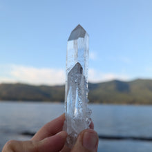 Load image into Gallery viewer, Lemurian Quartz raw crystal Twin