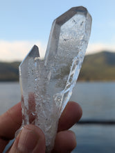 Load image into Gallery viewer, Lemurian Quartz raw crystal Twin
