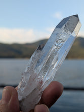 Load image into Gallery viewer, Lemurian Quartz raw crystal Twin