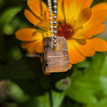 Charger l'image dans la galerie, Fluorite with Mica inclusions teardrop pendant