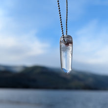Charger l'image dans la galerie, Phantom Quartz with Hematite inclusions Pendulum pendant