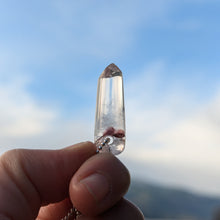 Charger l'image dans la galerie, Phantom Quartz with Hematite inclusions Pendulum pendant