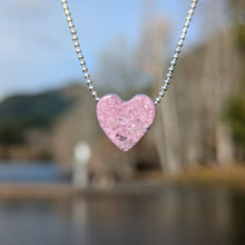 Charger l'image dans la galerie, Lepidolite after Elbaite heart pendant 1