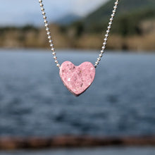 Charger l'image dans la galerie, Lepidolite after Elbaite heart pendant 1