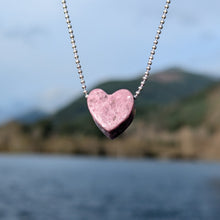 Charger l'image dans la galerie, Lepidolite after Elbaite heart pendant 1