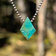 Charger l'image dans la galerie, Peruvian Blue Opal freeform pendant