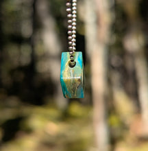 Charger l'image dans la galerie, Peruvian Blue Opal freeform pendant