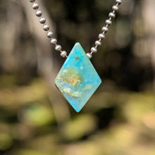 Charger l'image dans la galerie, Peruvian Blue Opal freeform pendant
