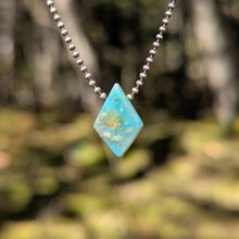 Charger l'image dans la galerie, Peruvian Blue Opal freeform pendant