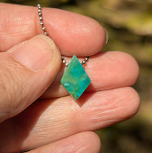 Charger l'image dans la galerie, Peruvian Blue Opal freeform pendant