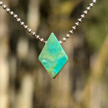 Charger l'image dans la galerie, Peruvian Blue Opal freeform pendant