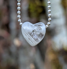 Charger l'image dans la galerie, Phantom Quartz small heart pendant