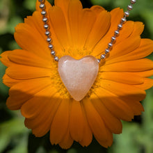 Charger l'image dans la galerie, Libyan Desert Glass tiny heart pendant