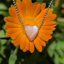 Charger l'image dans la galerie, Libyan Desert Glass tiny heart pendant