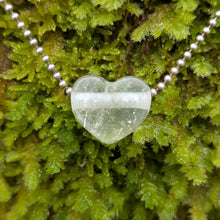 Ladda upp bild till gallerivisning, Libyan Desert Glass heart pendant