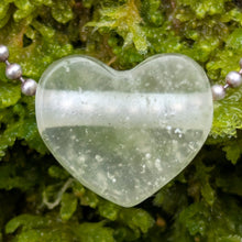 Ladda upp bild till gallerivisning, Libyan Desert Glass heart pendant