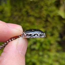Ladda upp bild till gallerivisning, Nuummite in 925 silver bezel pendant #2