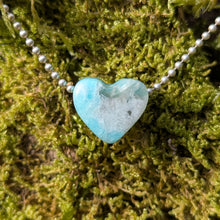 Ladda upp bild till gallerivisning, Amazonite heart pendant