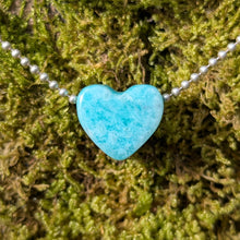 Ladda upp bild till gallerivisning, Amazonite heart pendant