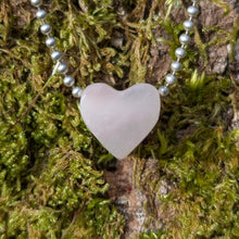 Ladda upp bild till gallerivisning, Petalite heart pendant