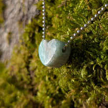 Ladda upp bild till gallerivisning, Amazonite heart pendant