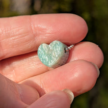 Ladda upp bild till gallerivisning, Amazonite heart pendant