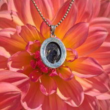 Load image into Gallery viewer, Nuummite in 925 silver bezel pendant #3