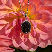 Load image into Gallery viewer, Nuummite in 925 silver bezel pendant #4