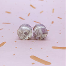 Charger l'image dans la galerie, 9/16" Chevron Amethyst plugs