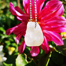 Charger l'image dans la galerie, Libyan desert glass half raw half polished necklace