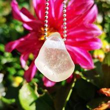 Charger l'image dans la galerie, Libyan desert glass half raw half polished necklace