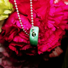 Load image into Gallery viewer, Variscite butterfly wing pendant