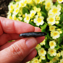 Charger l'image dans la galerie, Nuummite with Pyrrhotite cabochon