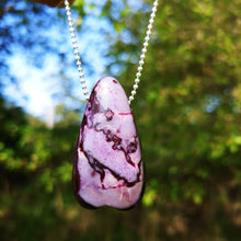 Charger l'image dans la galerie, Large Sugilite heart pendant