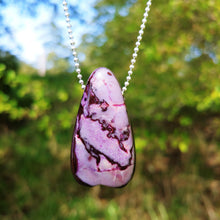 Charger l'image dans la galerie, Large Sugilite heart pendant