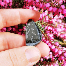 Charger l'image dans la galerie, Nuummite with Pyrrhotite cabochon