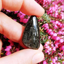 Charger l'image dans la galerie, Nuummite with Pyrrhotite cabochon