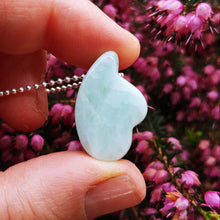 Charger l'image dans la galerie, Aquamarine wing pendant 1