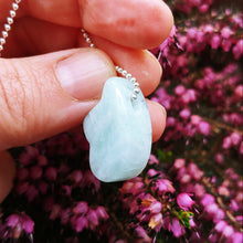 Charger l'image dans la galerie, Aquamarine wing pendant 2