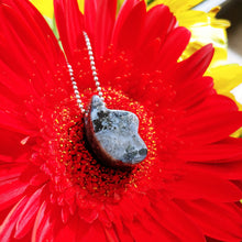 Charger l'image dans la galerie, Larvikite wing pendant