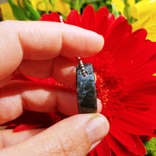 Charger l'image dans la galerie, Larvikite wing pendant