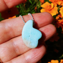 Load image into Gallery viewer, Chrysoprase wing pendant