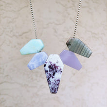 Load image into Gallery viewer, Fluorite coffin pendant