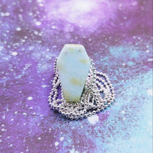 Load image into Gallery viewer, Chrysoprase coffin pendant